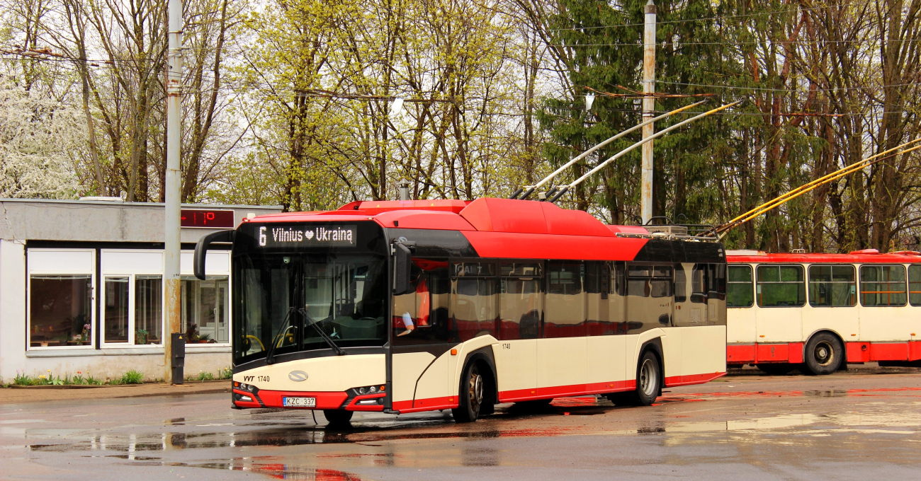 Вильнюс, Solaris Trollino IV 12 Škoda № 1740
