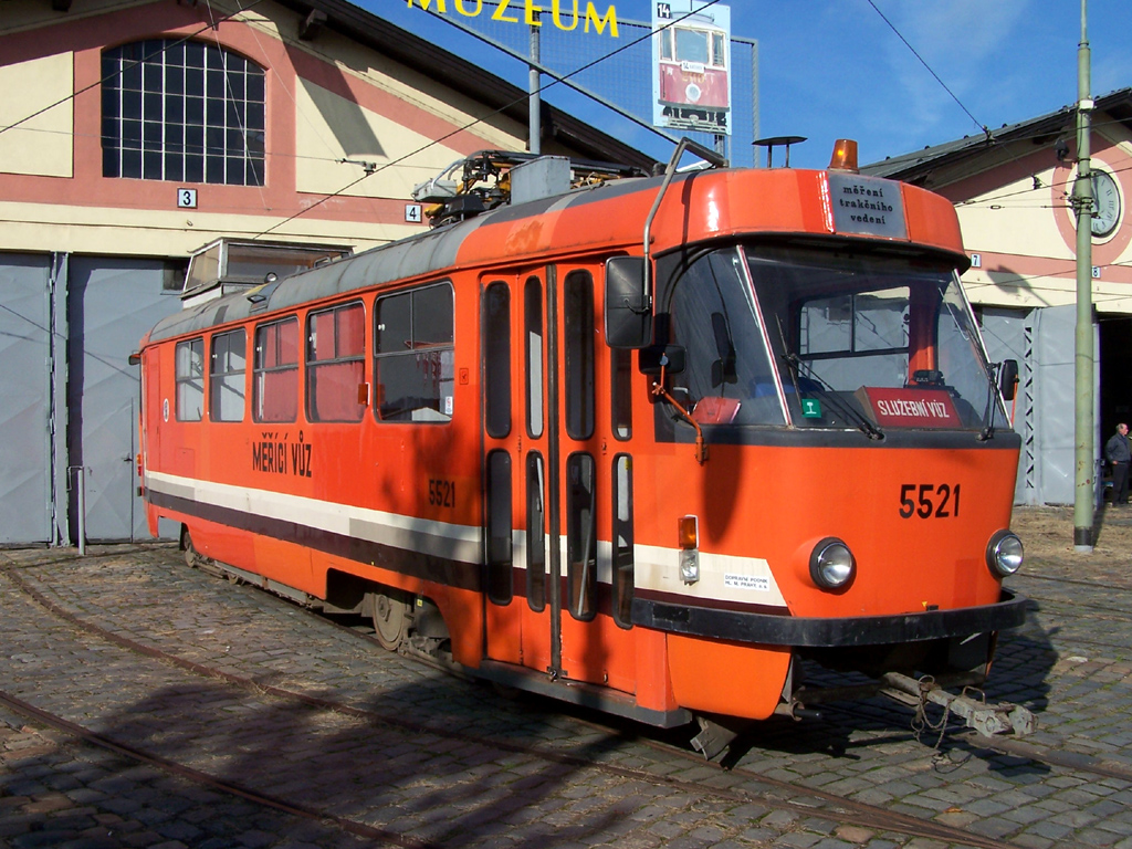 Прага, Tatra T3 № 5521