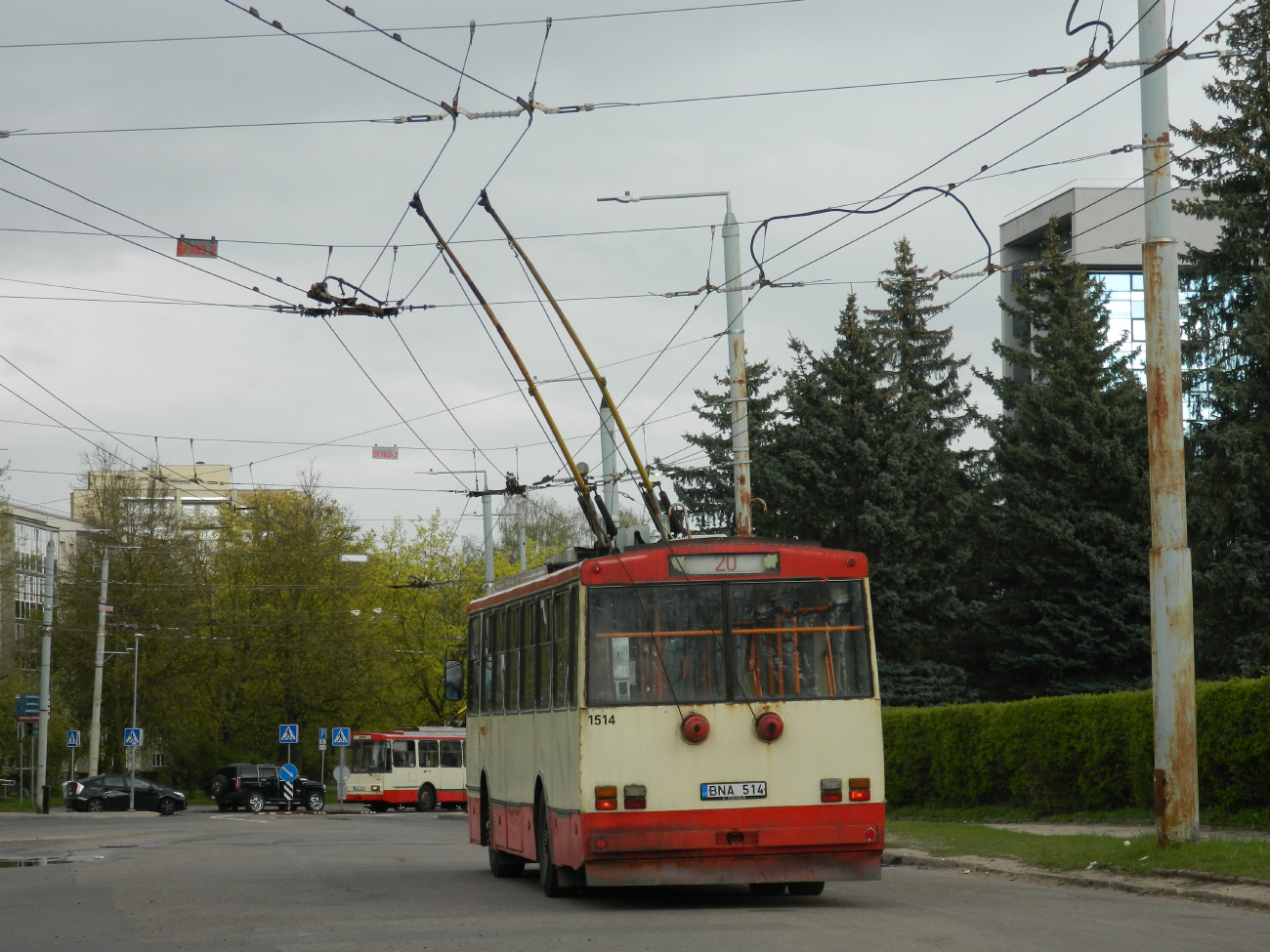 Вильнюс, Škoda 14Tr02/6 № 1514