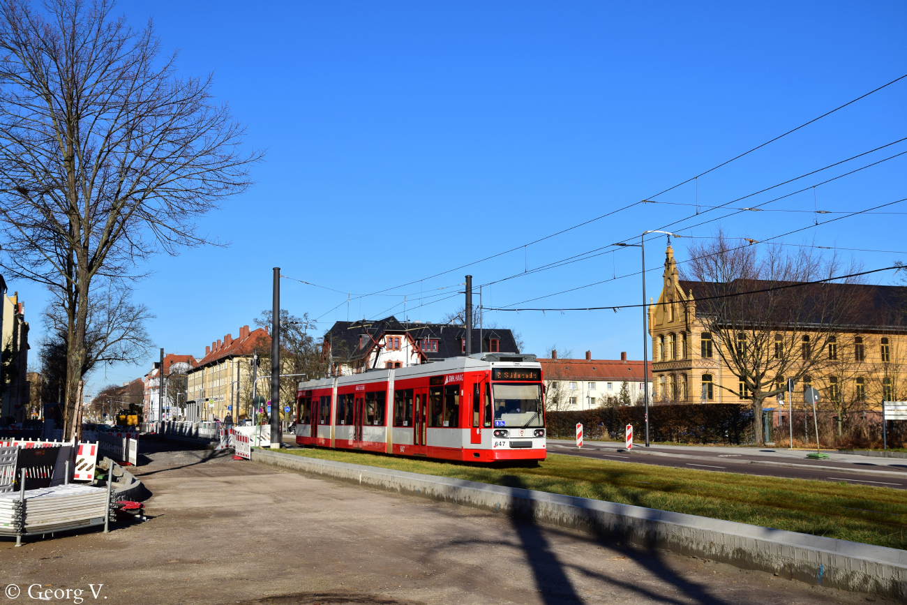 Галле, Duewag MGT6D № 647