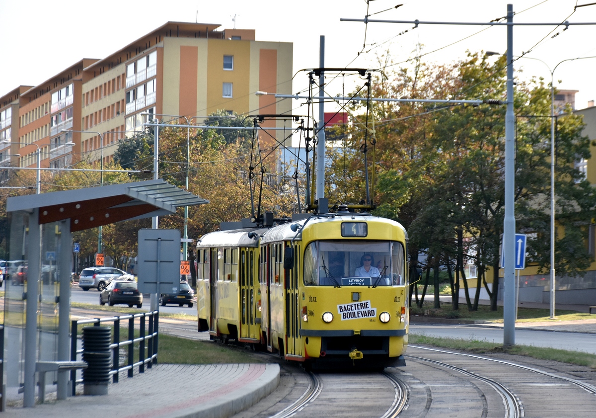 Мост ― Литвинов, Tatra T3M.3 № 306