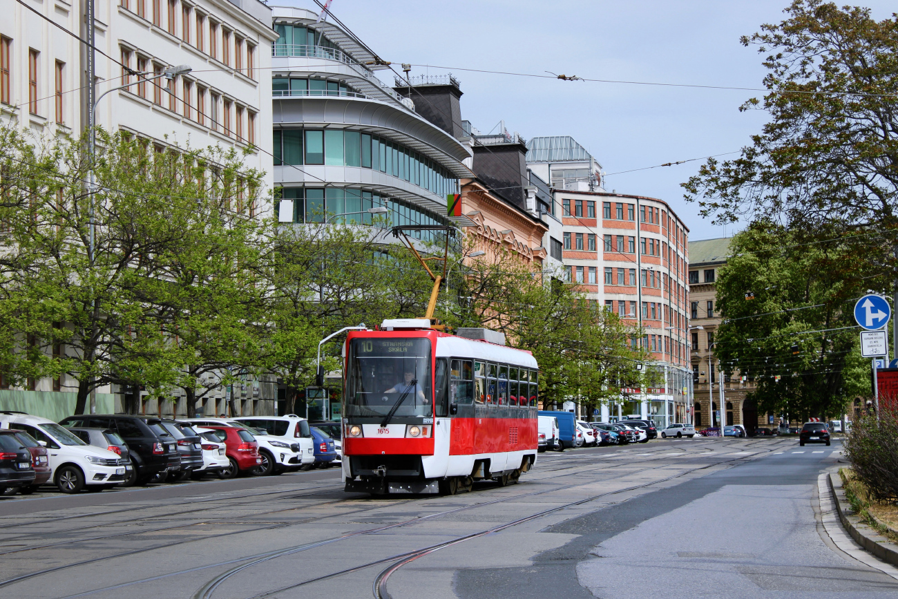Brno, Tatra T3R (1995) № 1615
