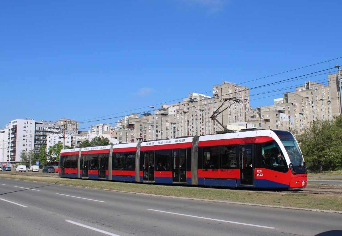 Belgrade, CAF Urbos 3 nr. 81522 (1522)