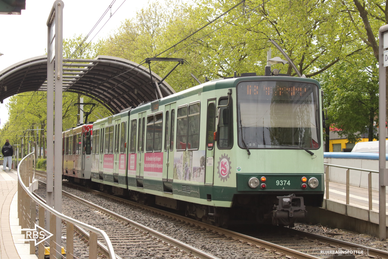 Бонн, Duewag B100C № 9374 Бонн, Duewag B100C № 9374