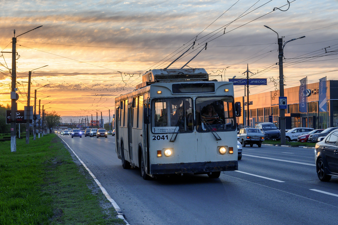 Рязань, ЗиУ-682ГМ1 (с широкой передней дверью) № 2041