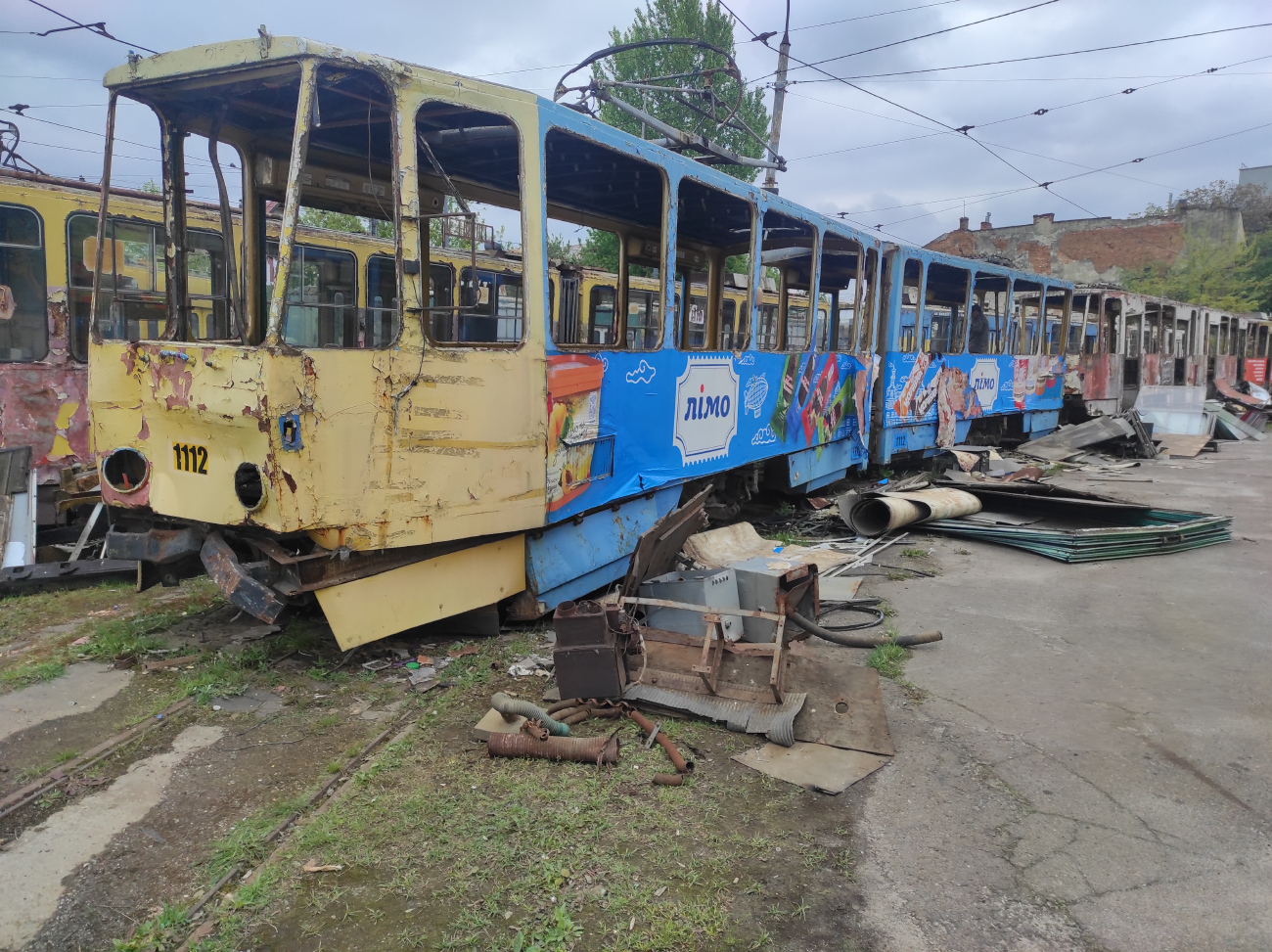 Львов, Tatra KT4SU № 1112