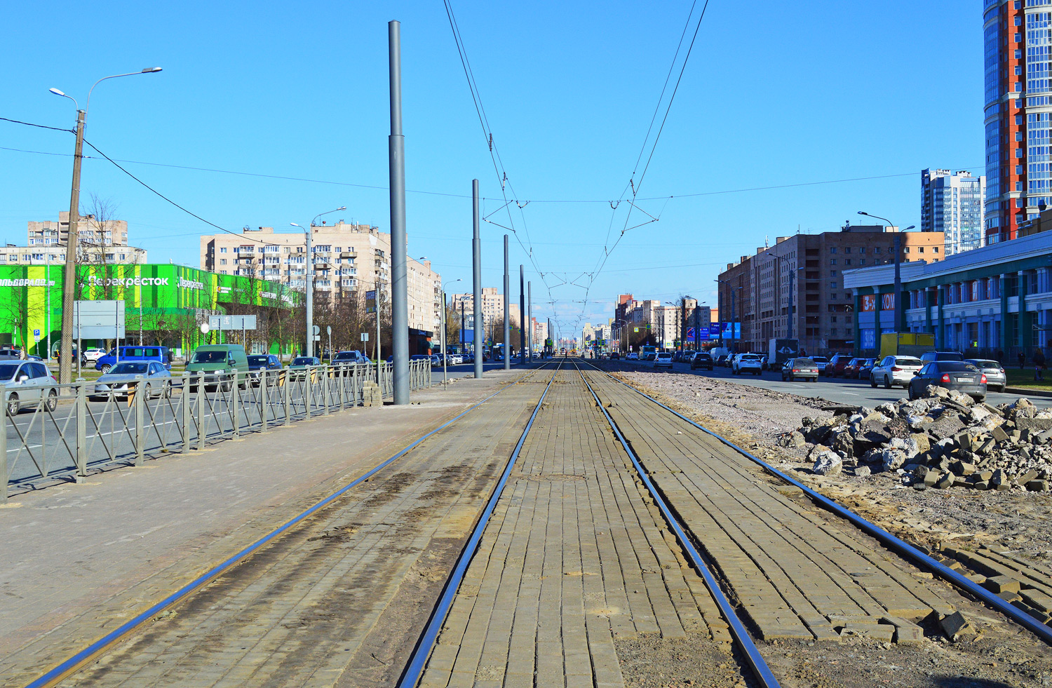 Санкт-Петербург — Трамвайные линии и инфраструктура Санкт-Петербург — Трамвайные линии и инфраструктура