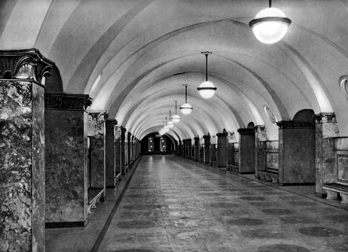 Moscow — Metro — [2] Zamoskvoretskaya Line; Moscow — Metropolitan — historical photos (1933-1991)