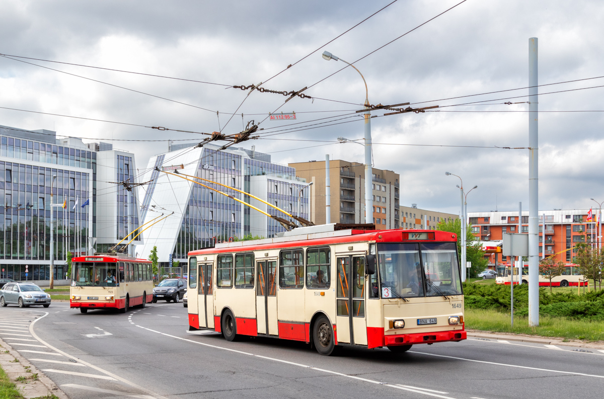 Вильнюс, Škoda 14Tr13/6 № 1649; Вильнюс, Škoda 14Tr17/6M № 1661