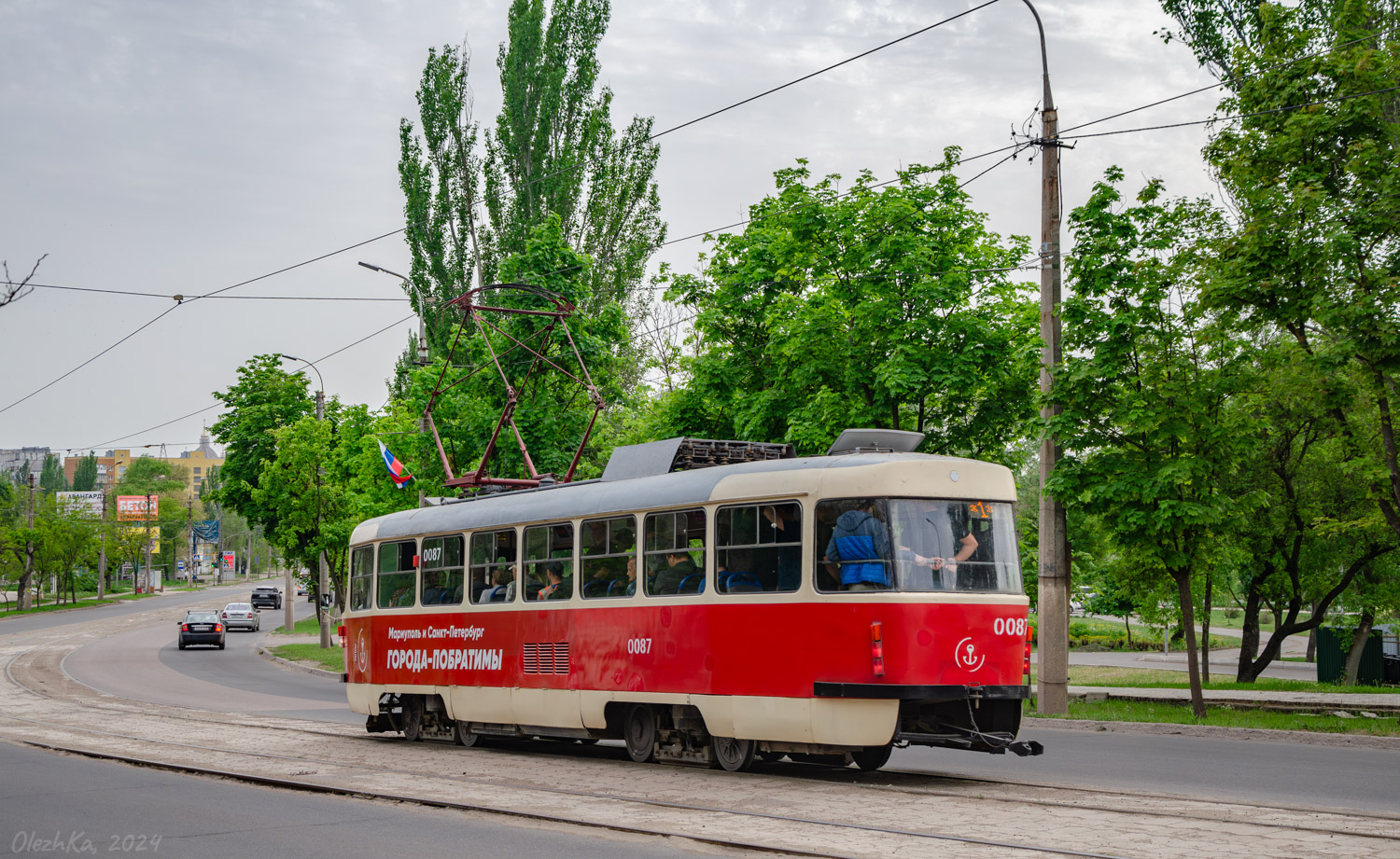 Mariupol, Tatra T3A # 0087 (739)