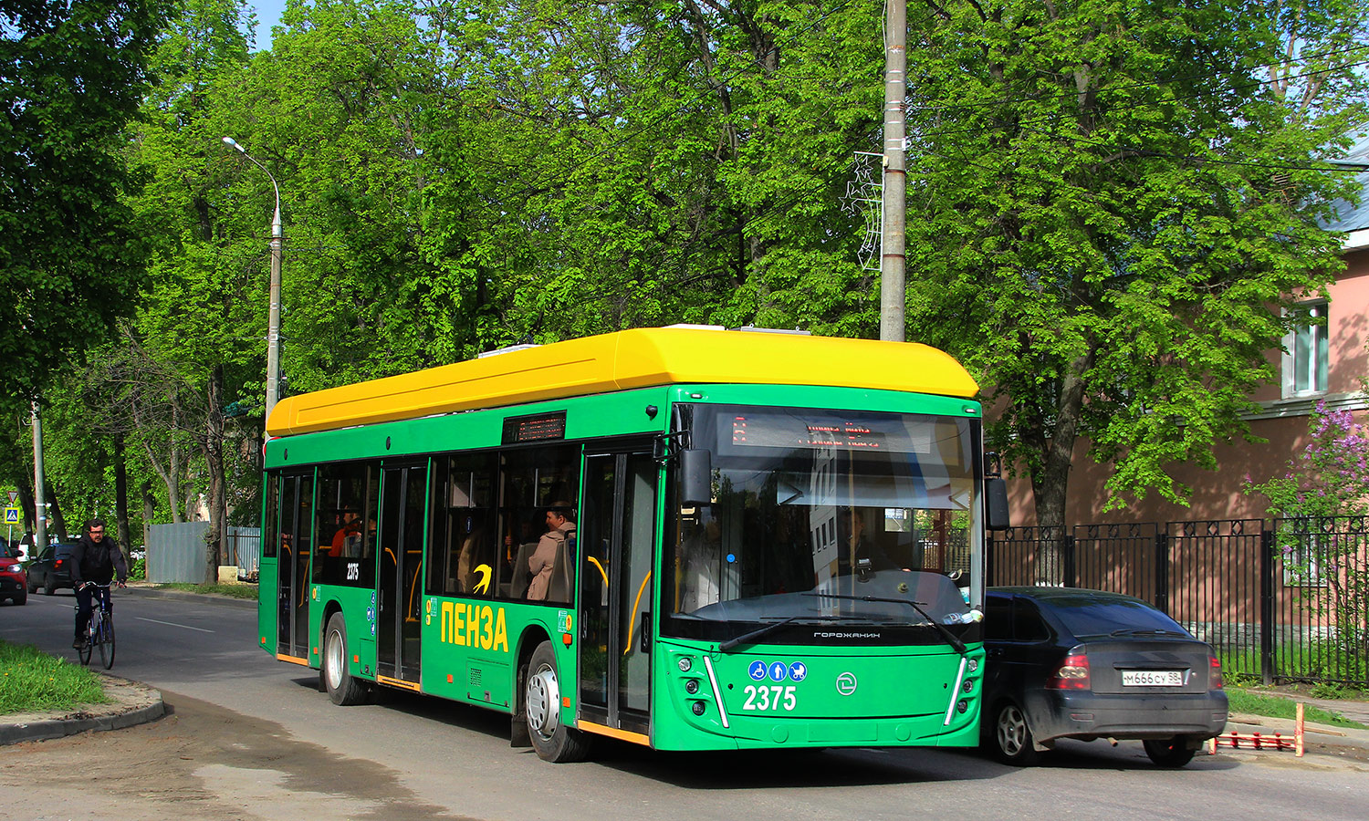 Пенза, УТТЗ-6241.01 «Горожанин» № 2375; Пенза — Нестандартные места для троллейбусов