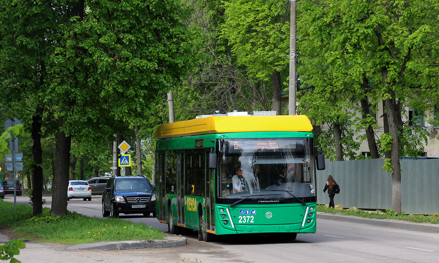 Penza, UTTZ-6241.01 “Gorozhanin” Nr. 2372; Penza — Non-standard places for trolleybuses