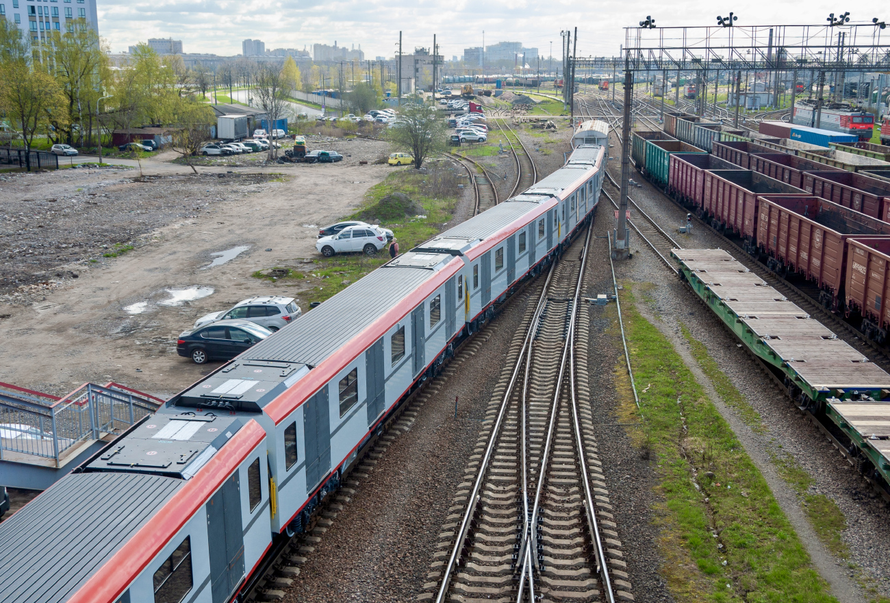 Санкт-Петербург, 81-726.1 «Балтиец» (ОЭВРЗ) № 26094; Санкт-Петербург — Метрополитен — Перегонка вагонов метро по ж/д