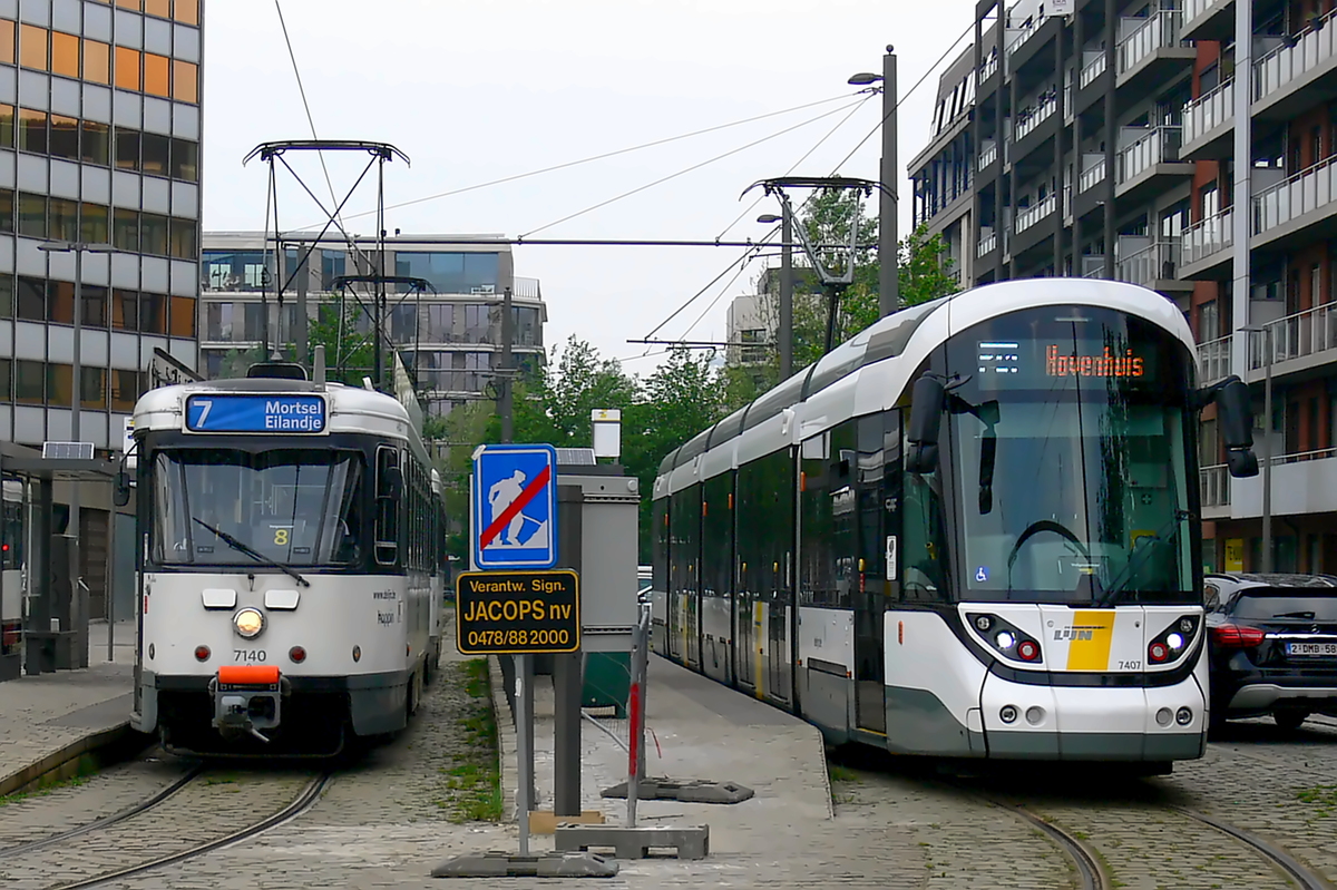 Антверпен, CAF Urbos 100 № 7407