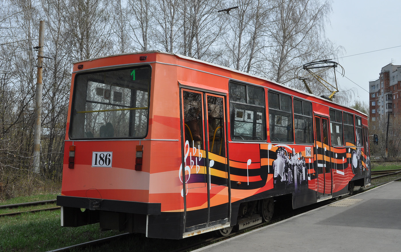 Омск, 71-605ЭП № 186