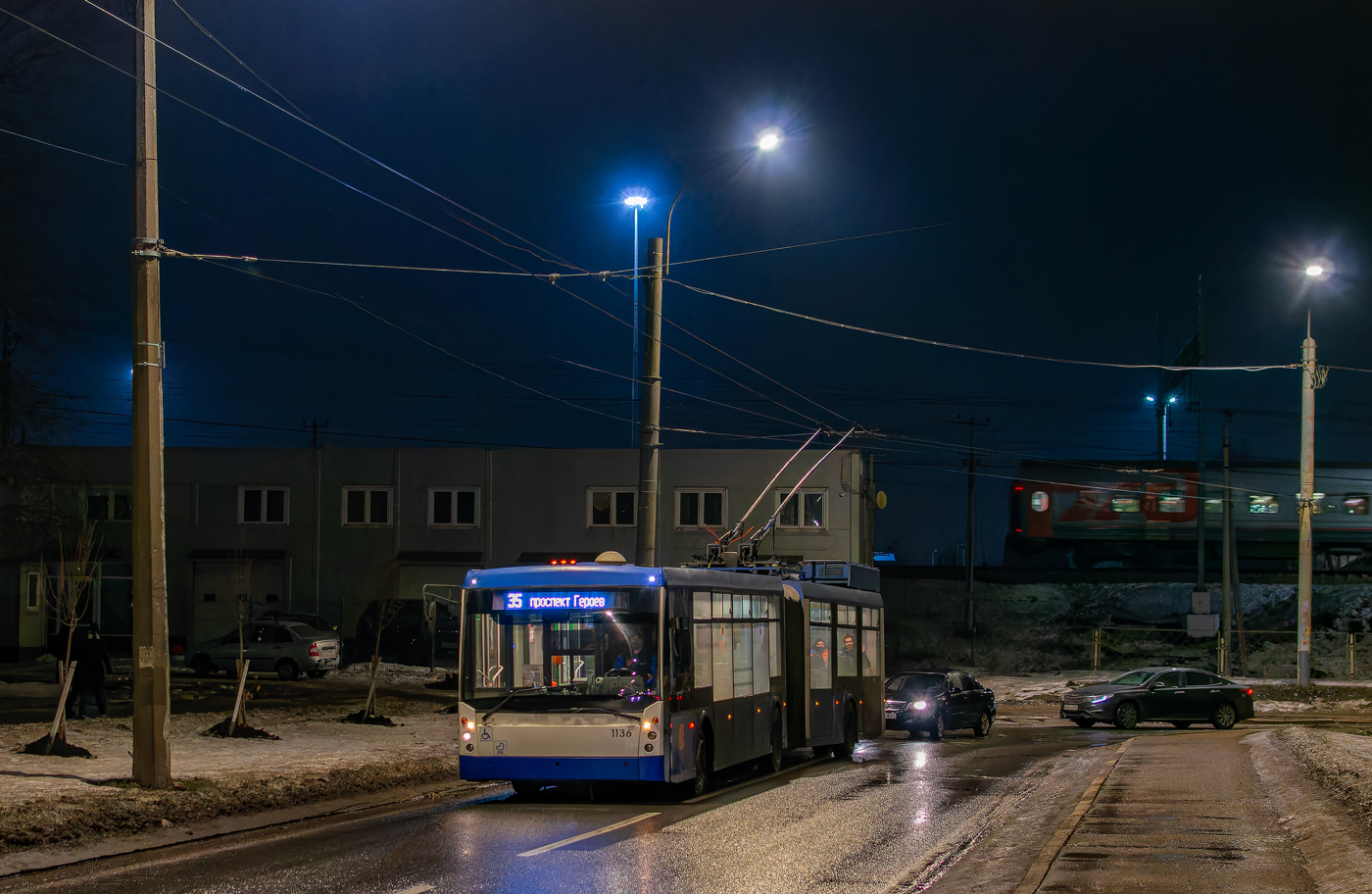 Санкт-Петербург, Тролза-6206.01 «Мегаполис» № 1136