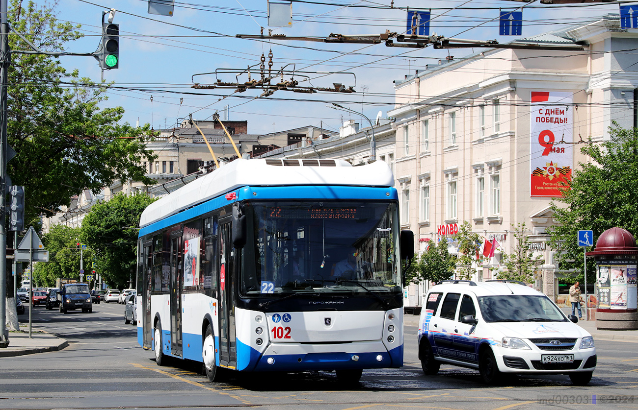 Ростов-на-Дону, УТТЗ-6241-10-02 «Горожанин» № 102