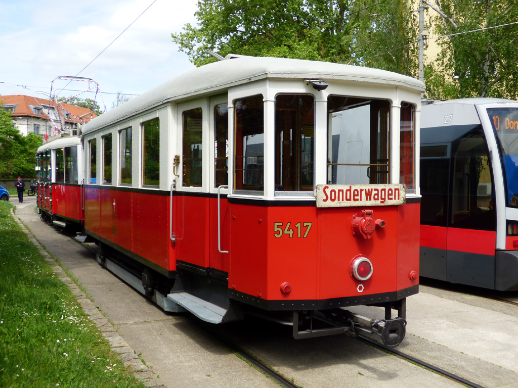 Вена, Graz Type  m3 № 5417; Вена — 255. поездка VEF — 01.05.2024.