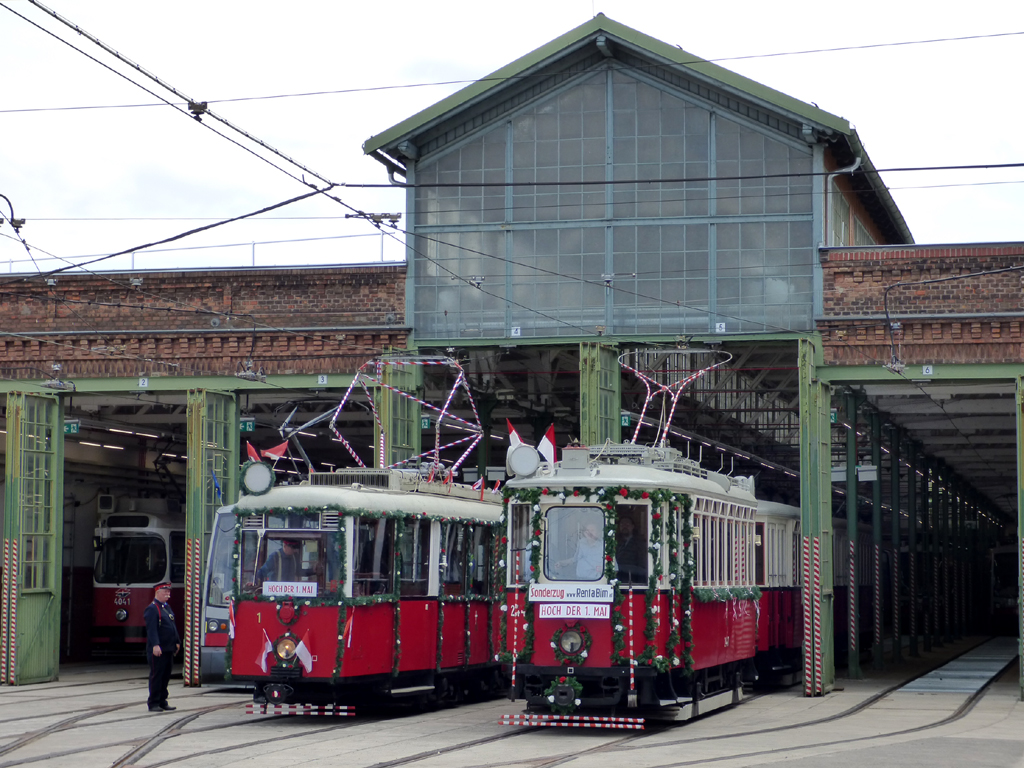 Вена, Simmering Type K № 2447; Вена — 255-я поездка VEF — 01.05.2024