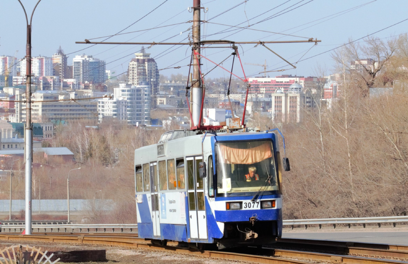 Барнаул, Tatra B3DM КВР Барнаул № 3077