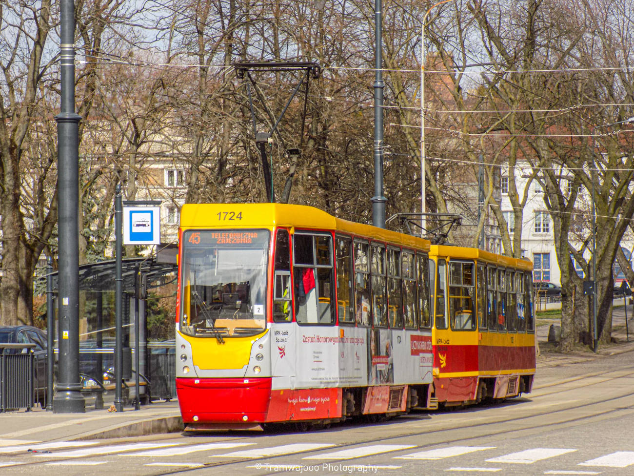 Лодз, Konstal 805NaND № 1724