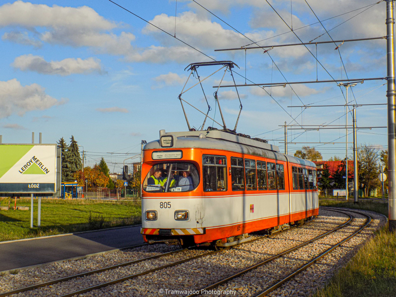 Łódź, Duewag GT6 № 805