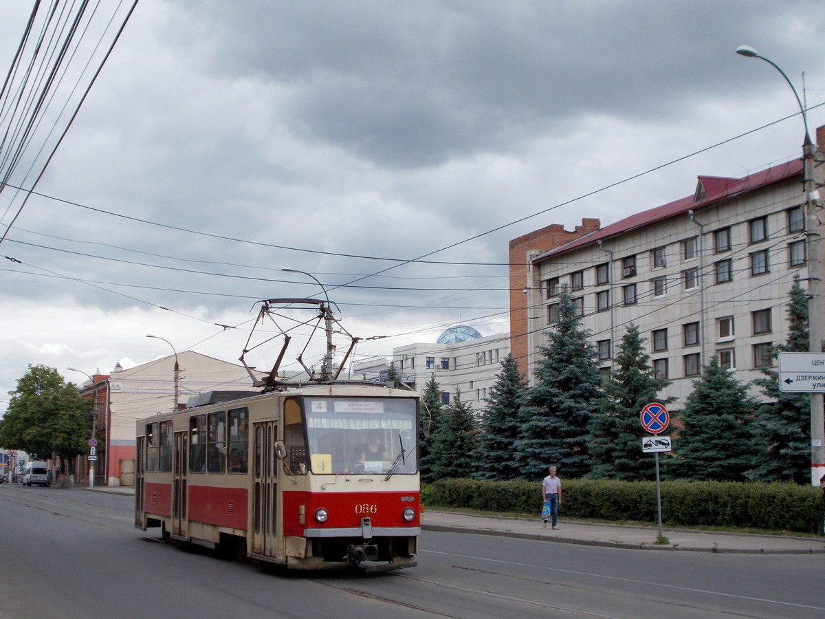 Курск, Tatra T6B5SU № 086