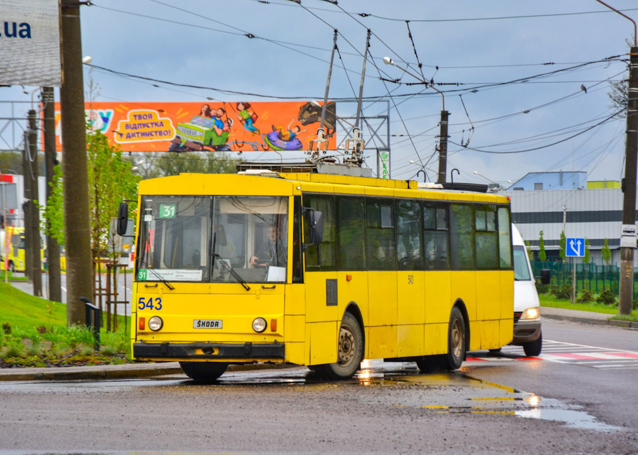 Lviv, Škoda 14Tr89/6 č. 543