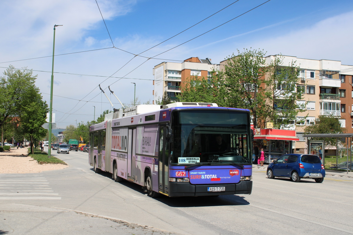 Сараево, Hess SwissTrolley 2 (BGT-N1) № 662