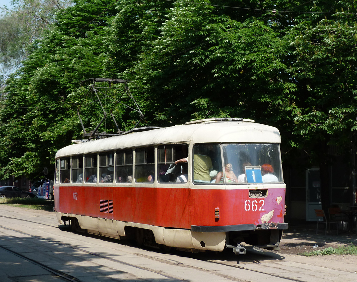 Каменское, Tatra T3SU № 662