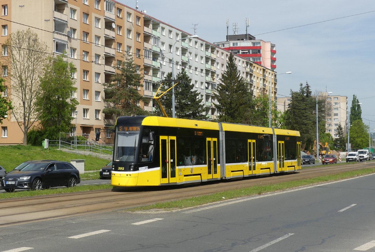 Plzeň, Škoda 40T ForCity Smart č. 392