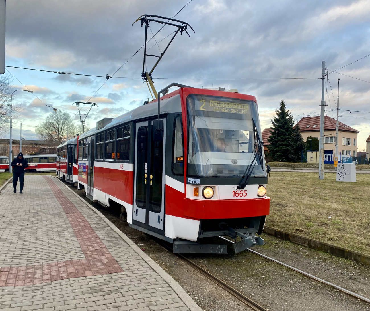 Брно, Tatra T3R (1995) № 1665