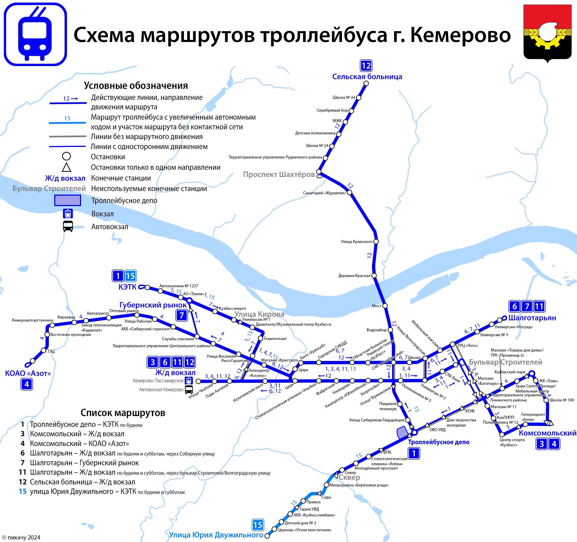 Кемерово — Схемы