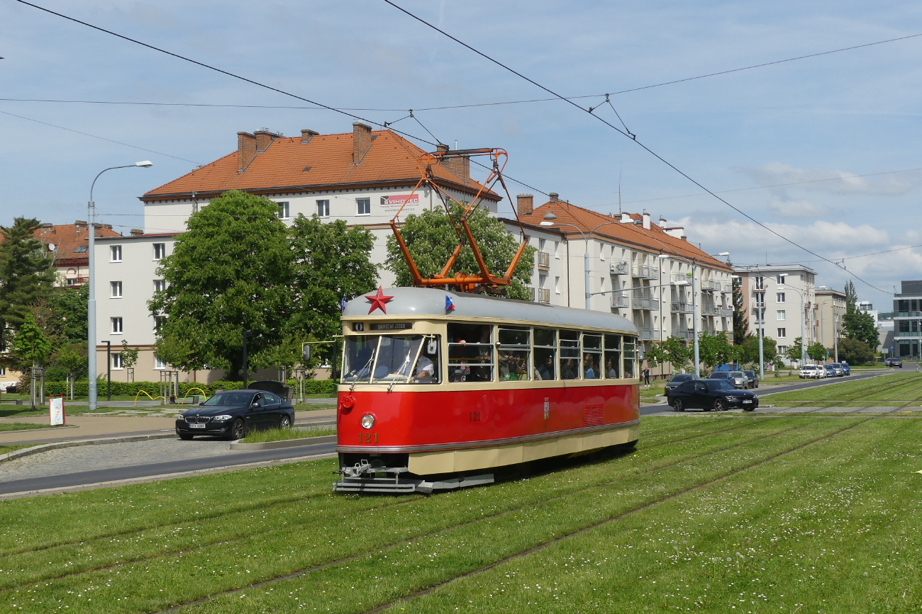 Пльзень, Tatra T1 № 121 Пльзень, Tatra T1 № 121
