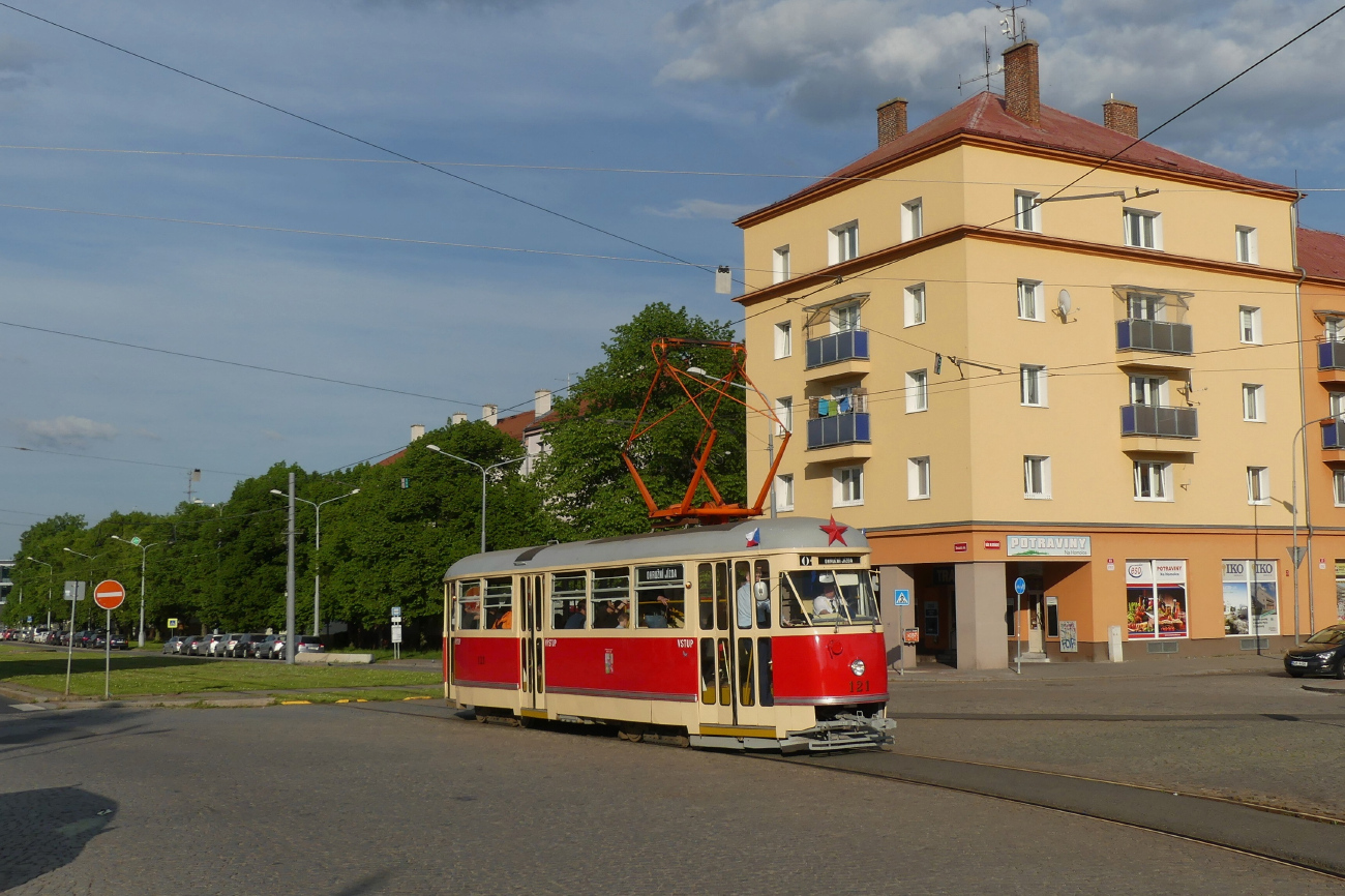 Plzeň, Tatra T1 № 121 Plzeň, Tatra T1 № 121