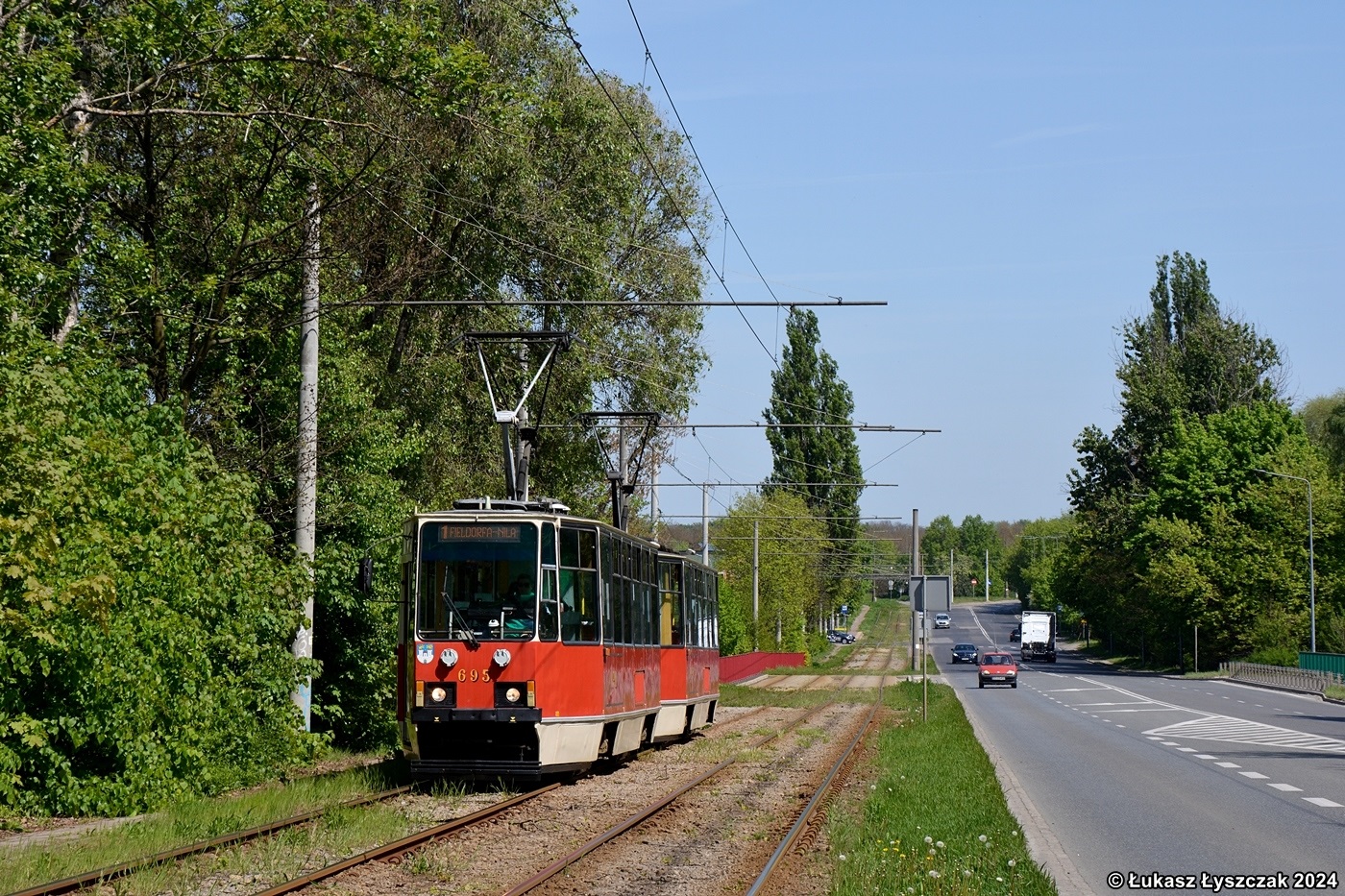 Ченстохова, Konstal 105Na № 695