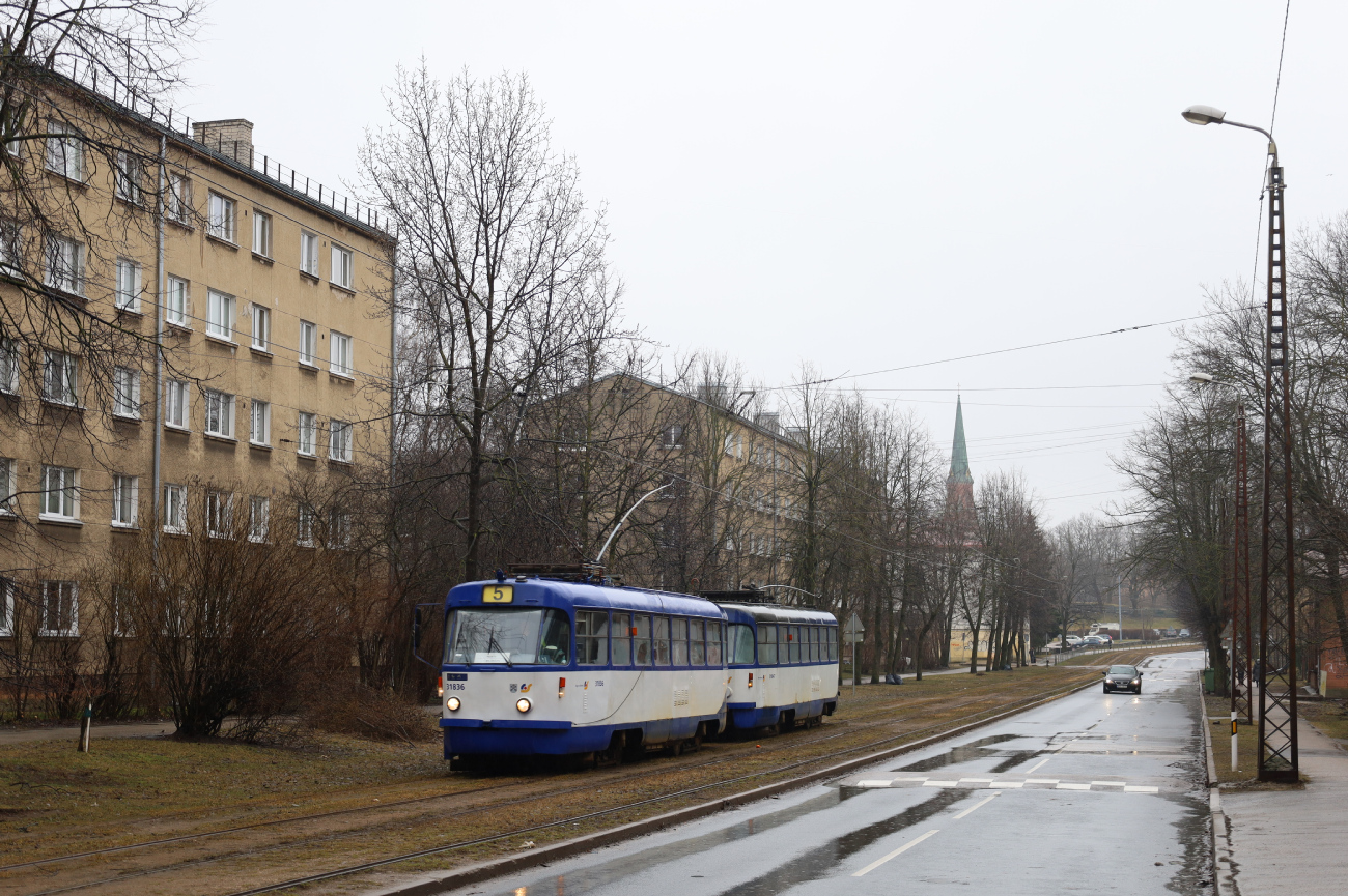 Рига, Tatra T3A № 31836