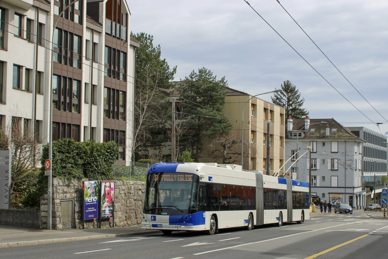 Лозанна, Hess lighTram 25 DC № 703