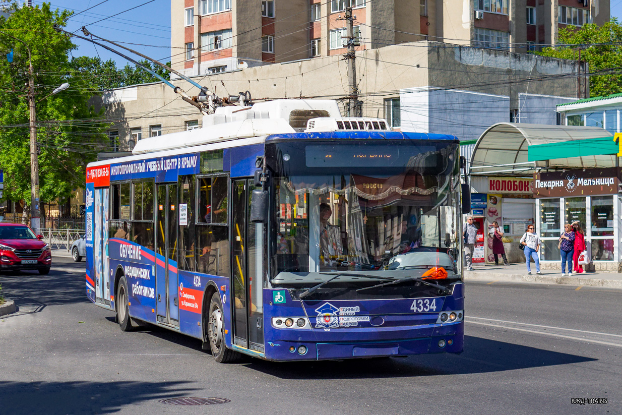 Қырым троллейбусы, Bogdan T70110 № 4334