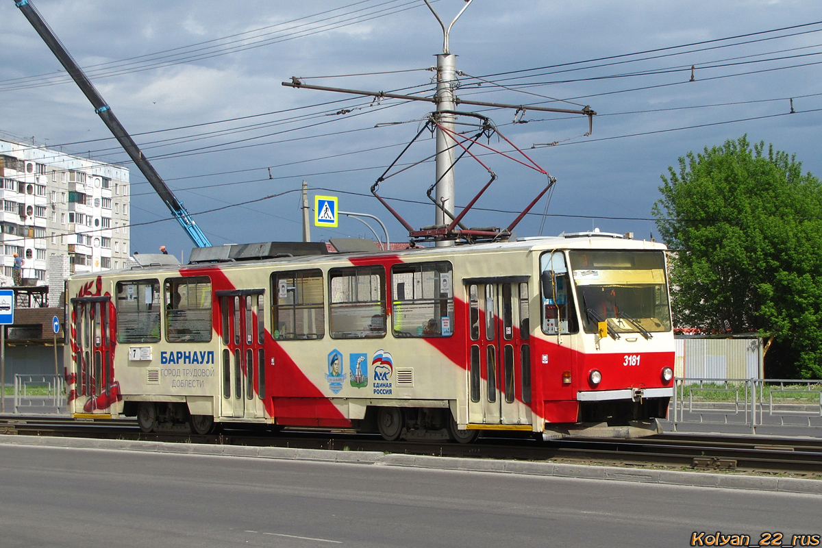 Барнаул, Tatra T6B5SU № 3181