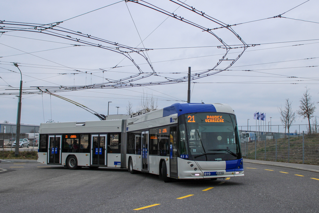 Lausanne, Hess lighTram 19 DC č. 819