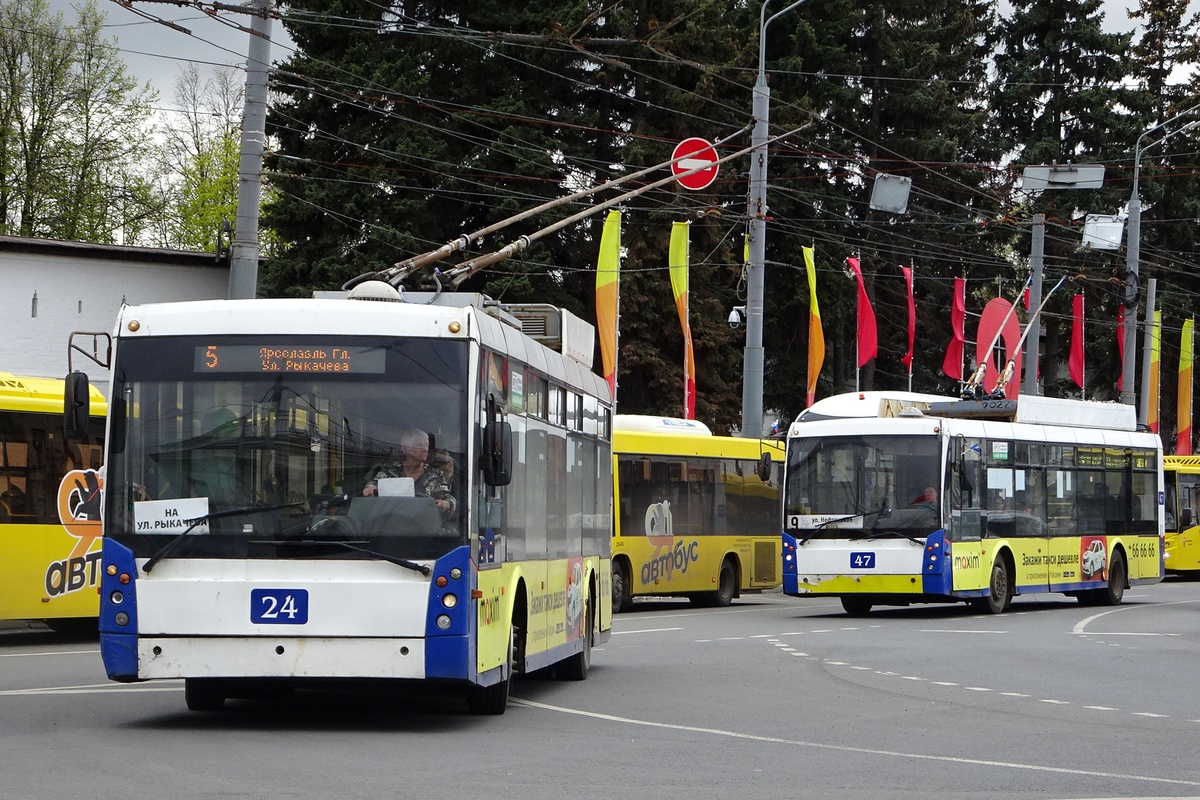 Yaroslavl, Trolza-5265.00 “Megapolis” Br. 24; Yaroslavl, Trolza-5265.00 “Megapolis” Br. 47; Yaroslavl — Miscellaneous photos