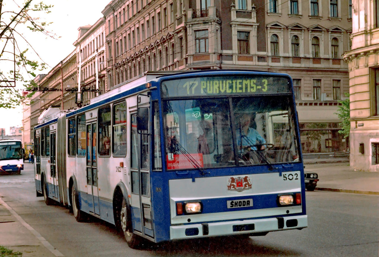 Рига, Škoda 15Tr13/6M № 2-502
