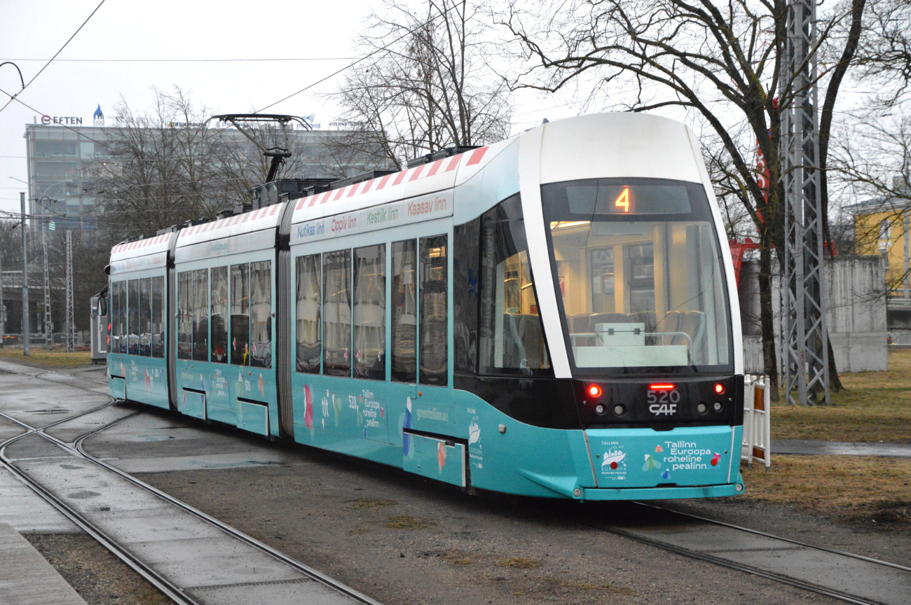 Таллин, CAF Urbos AXL № 520