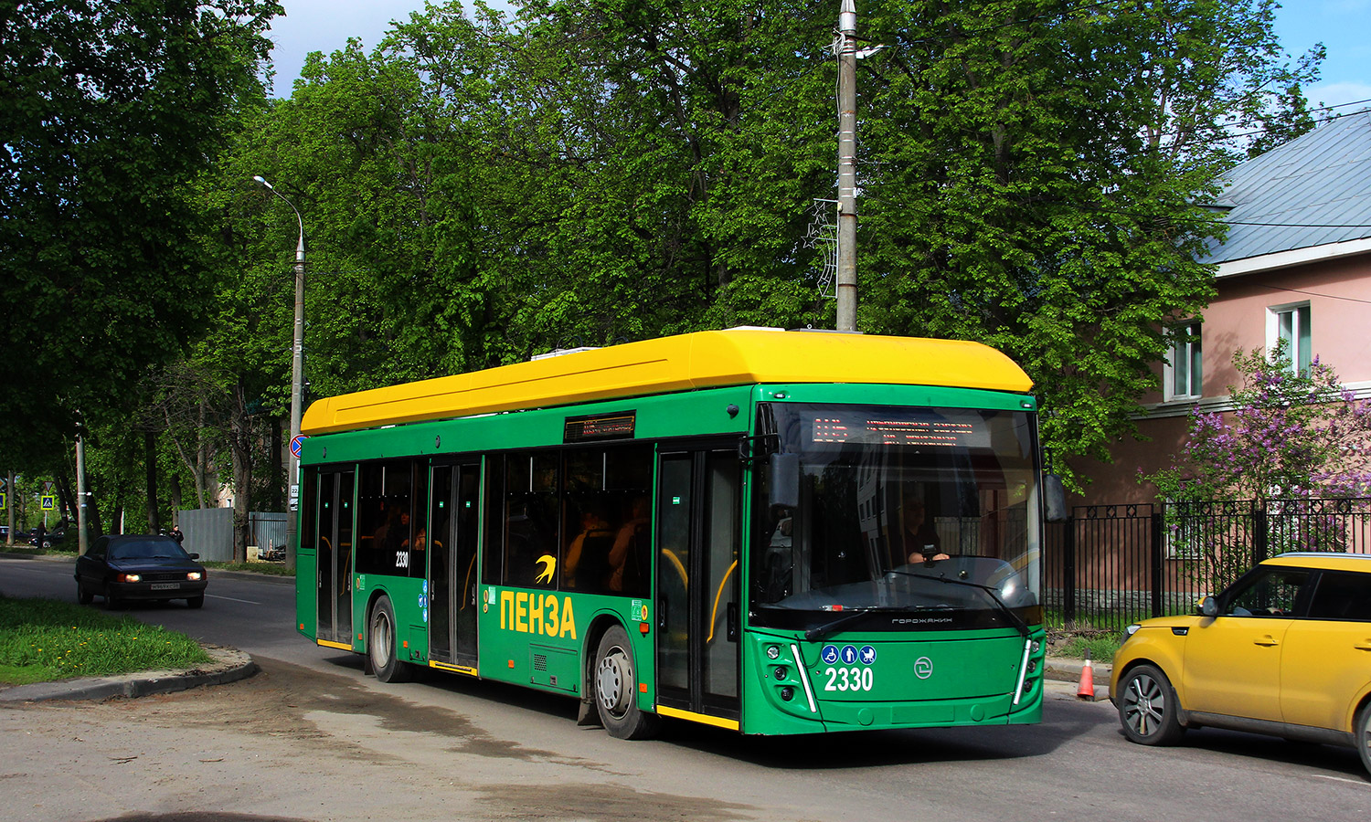 Pensa, UTTZ-6241.01 “Gorozhanin” Nr. 2330; Pensa — Non-standard places for trolleybuses