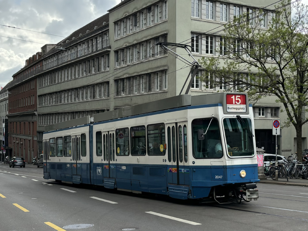 Zurich, SWP/SIG/BBC Be 4/6 "Tram 2000" Br. 2047