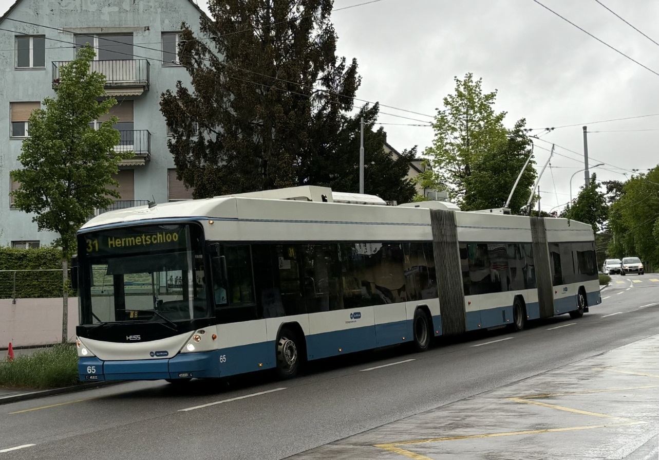 Цюрих, Hess lighTram (BGGT-N2C) № 65