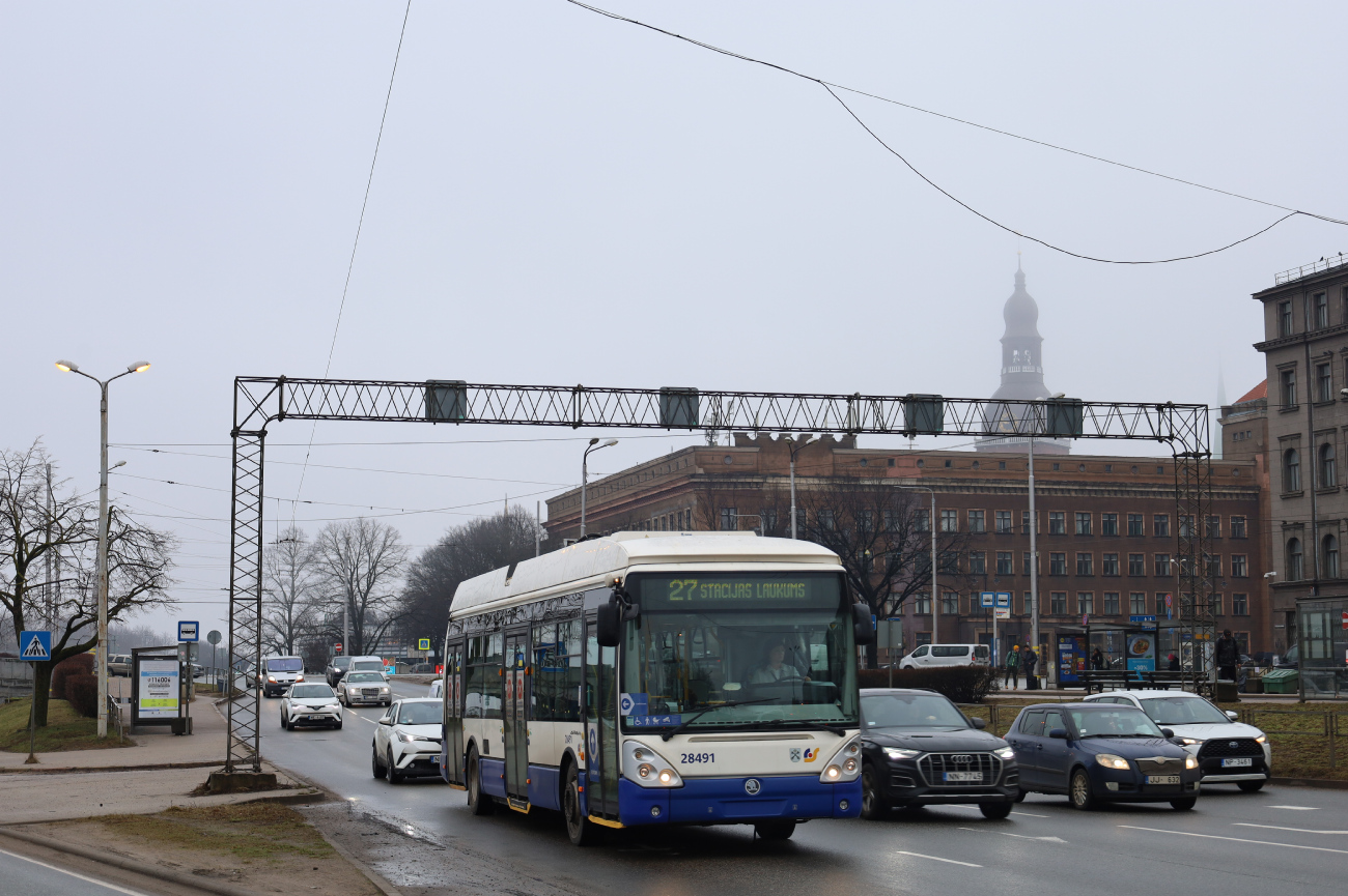 Рига, Škoda 24Tr Irisbus Citelis № 28491