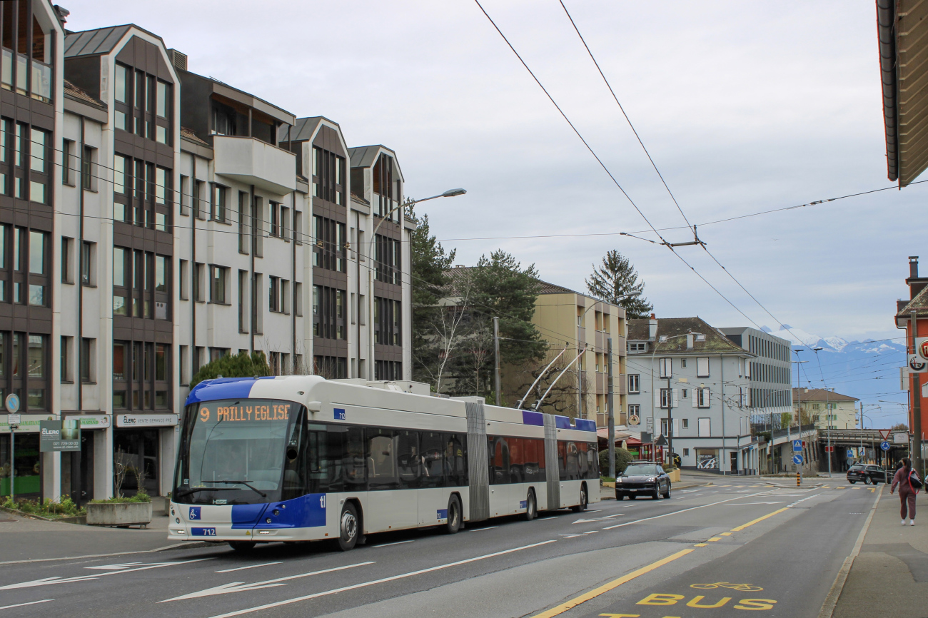 Лозанна, Hess lighTram 25 DC № 712
