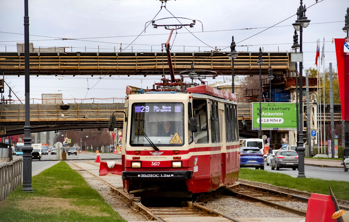 Санкт-Петербург, ТС-77 № 3617